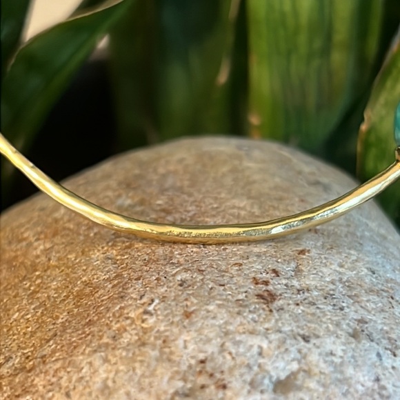 Ippolita 18k and turquoise bracelet - Picture 7 of 9